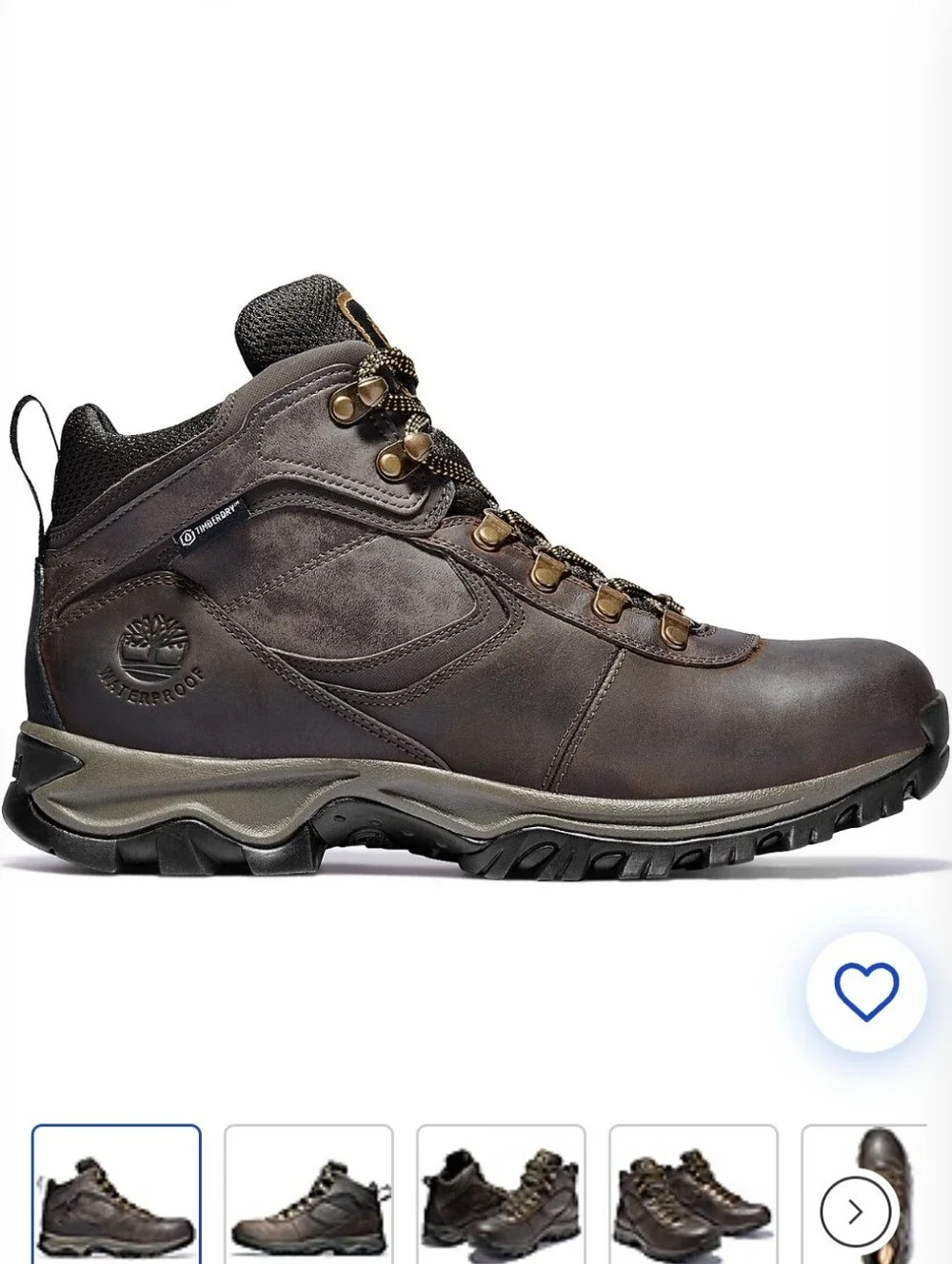 Timberland Men's Mt. Maddsen Waterproof Mid Hiking Boots Sz 11